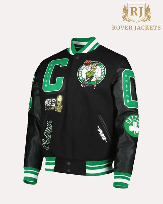 Boston Celtics Mash Up Finals Varsity Jacket