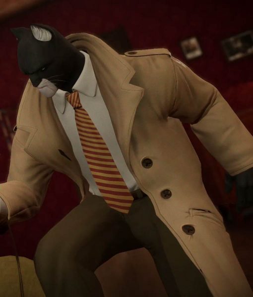 Blacksad Under the Skin John Blacksad Trench Coat - Image 4