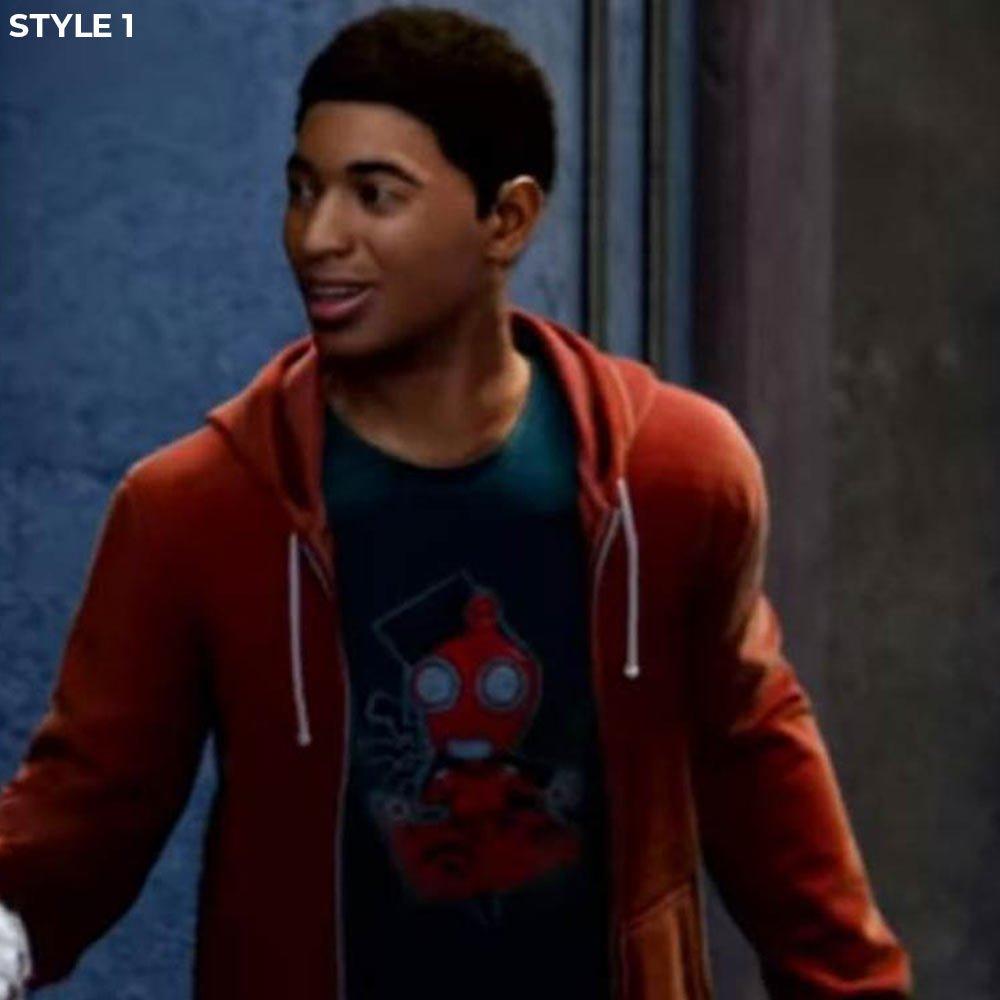 Miles Morales Spider Verse Hooded Jacket - Image 2