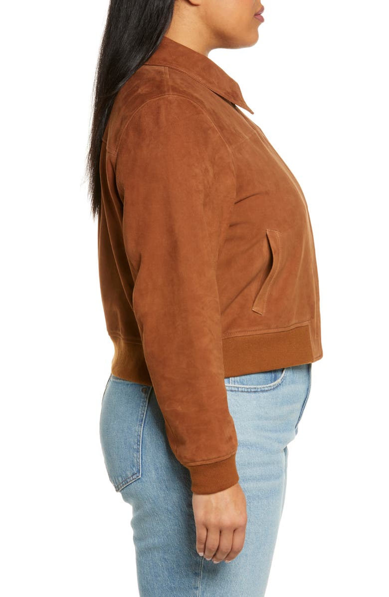 Suede Bomber Jacket - Image 5