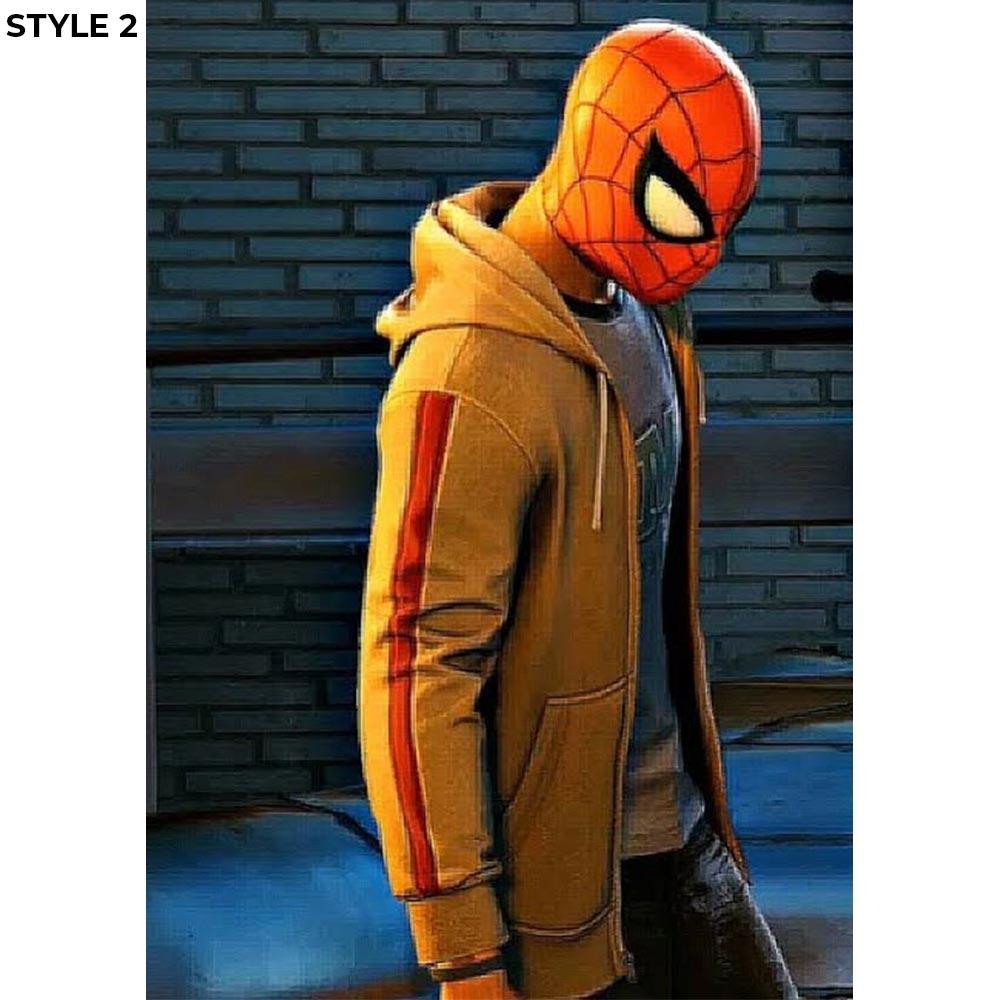 Miles Morales Spider Verse Hooded Jacket - Image 3