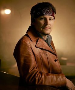 Perpetual Grace LTD Paul Allen Brown Black Leather Coat