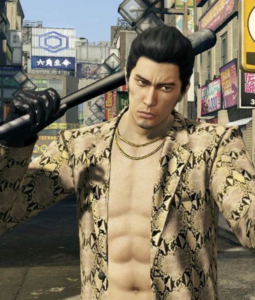 Yakuza Like A Dragon Goro Majima Snakeskin Jacket - Image 3