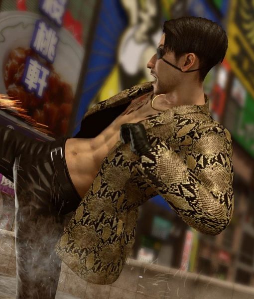 Yakuza Like A Dragon Goro Majima Snakeskin Jacket - Image 2