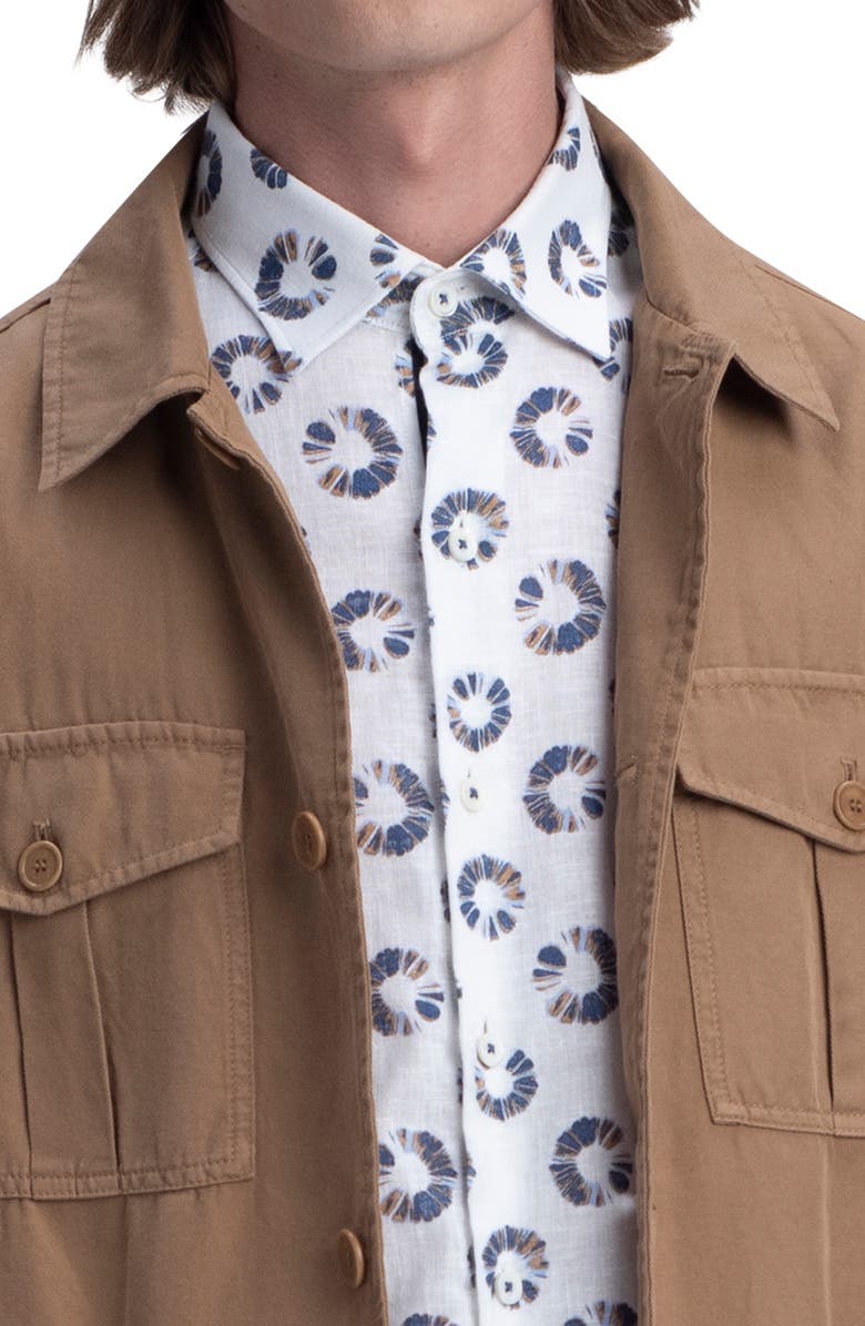 Unconstructed Cotton & Linen Jacket - Image 4