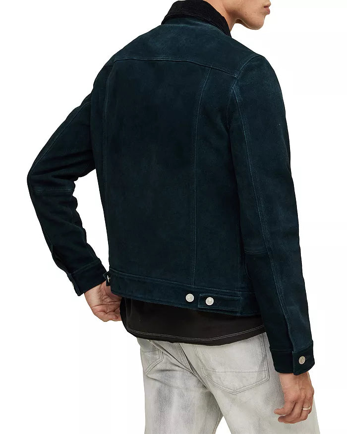 ALLSAINTS Fuse Suede Trucker Jacket - Image 3