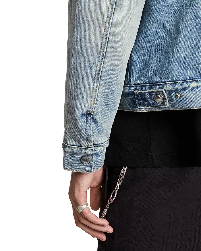ALLSAINTS Ilkley Sherpa-Lined Denim Jacket - Image 4