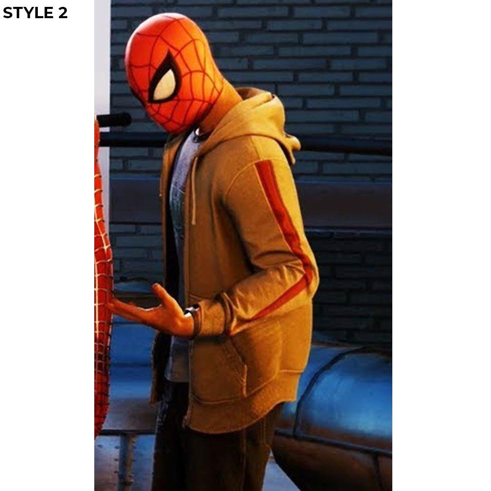 Miles Morales Spider Verse Hooded Jacket - Image 4