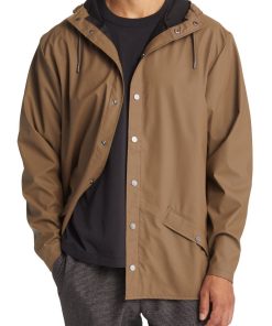 Men's Lightweight Hooded Waterproof Rain Jacket