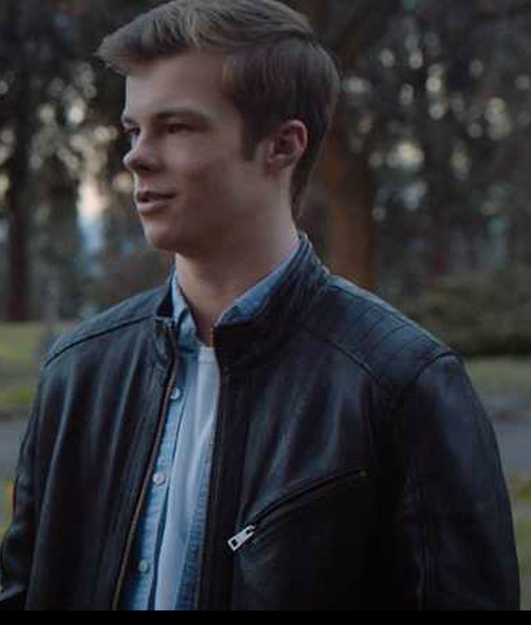 Chris Endless Black Leather Jacket - Image 2