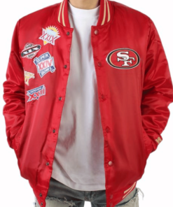 San Francisco Red 49ers Super Bowl Jacket