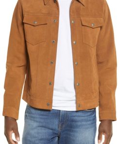 Suede Trucker Jacket