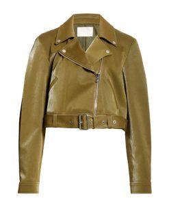 Women's Palo Belted Leather Jacket