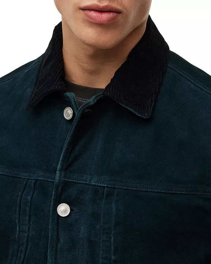 ALLSAINTS Fuse Suede Trucker Jacket - Image 4