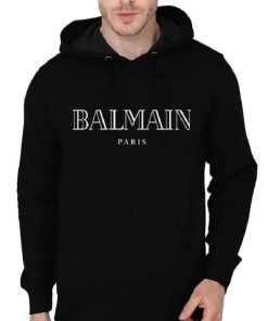 Balmain Paris Black Hoodie