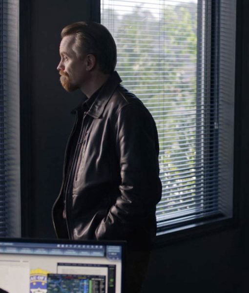 Good Girls Leslie Peterson Brown Leather Jacket - Image 3