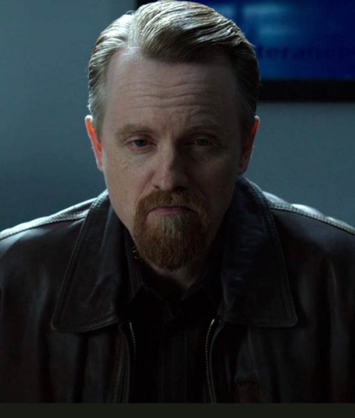 Good Girls Leslie Peterson Brown Leather Jacket - Image 2