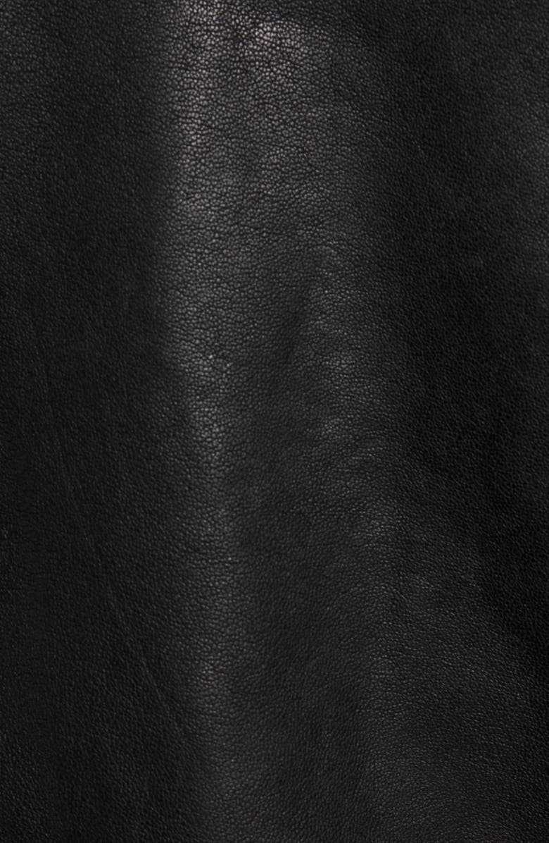 Milo Leather Biker Jacket - Image 5