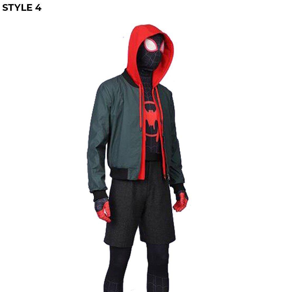 Miles Morales Spider Verse Hooded Jacket - Image 8