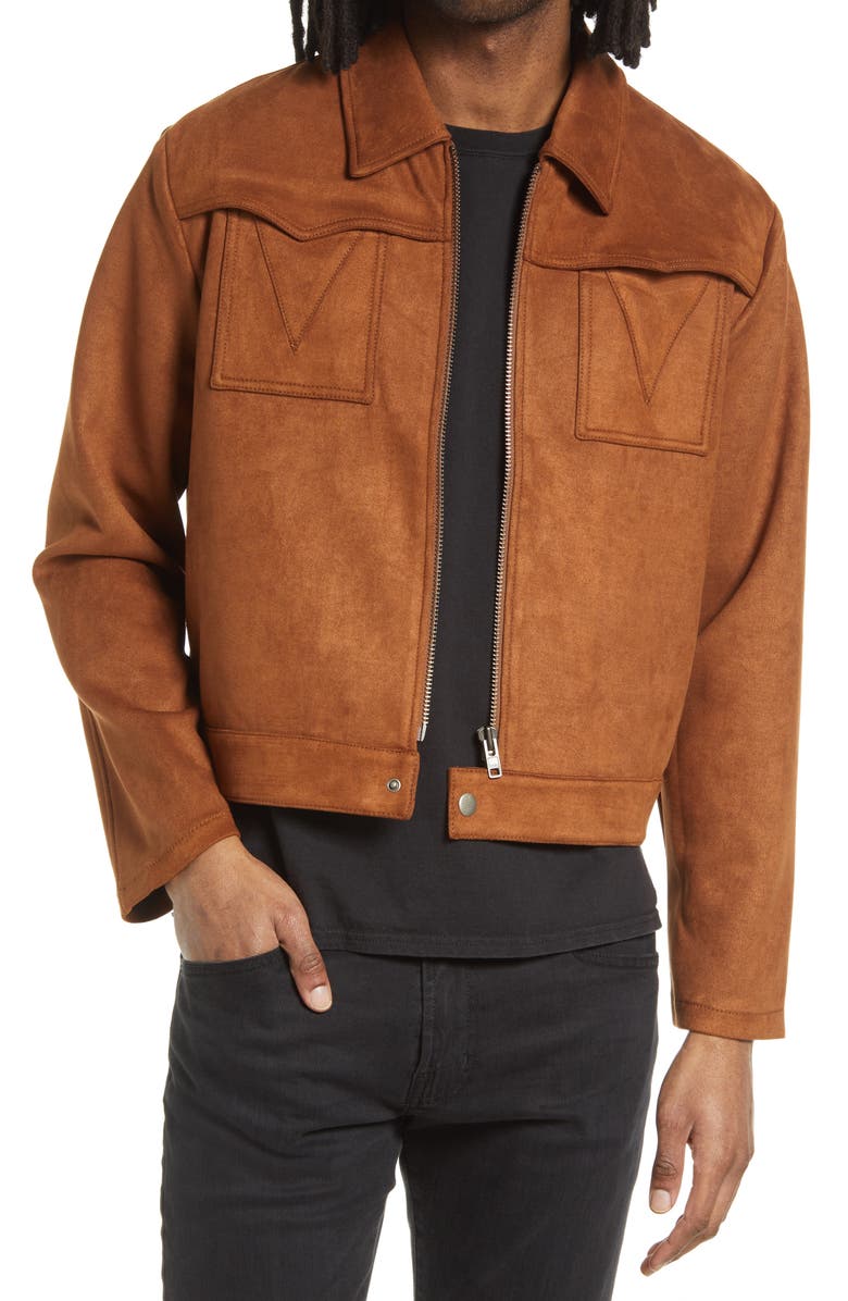 Petrus Faux Suede Jacket