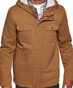 Corduroy Hooded Military Jacket