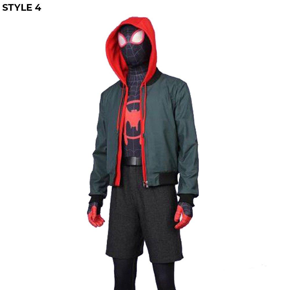 Miles Morales Spider Verse Hooded Jacket - Image 9