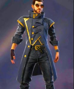 Alok Free Fire Battlegrounds Leather Coat