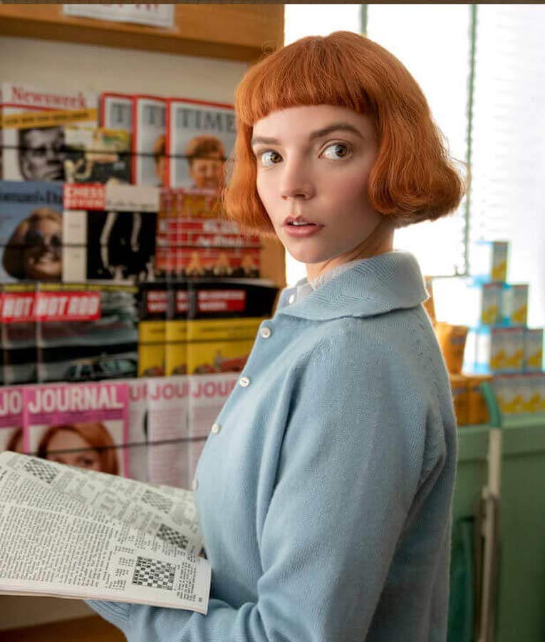 Anya Taylor-Joy The Queen’s Gambit Sweater