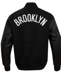NBA BROOKLYN NETS CLASSIC WOOL MEN'S VARSITY JACKET