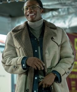 BMF 2021 Da’Vinchi Beige Shearling Coat