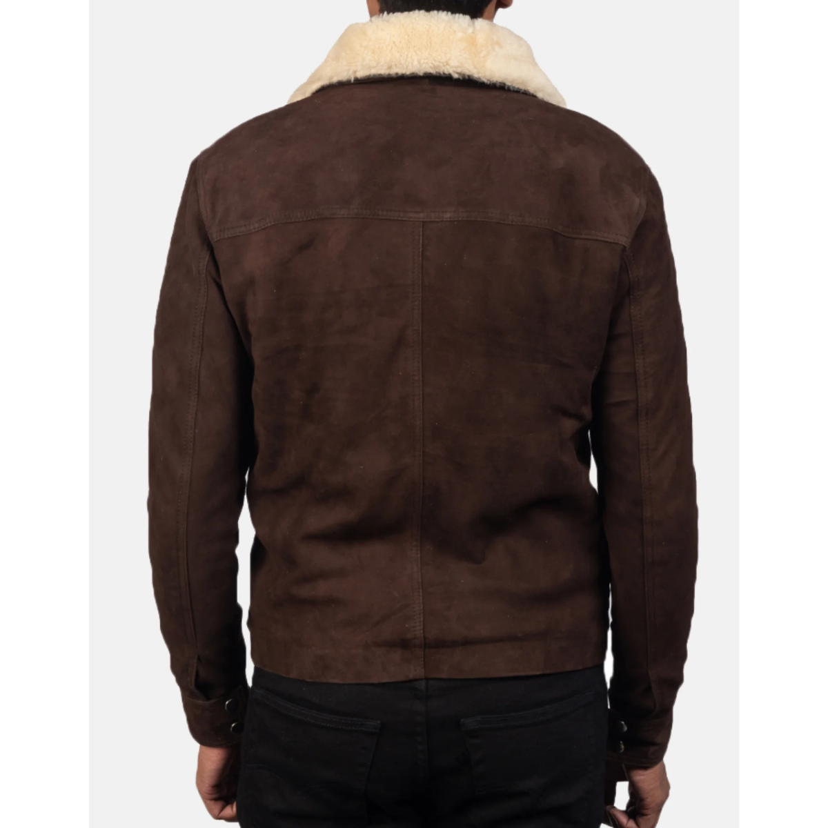 Brown Coffner Shearling Fur Jacket - Image 2