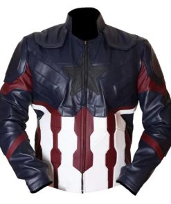 Captain America Infinity War Faux Leather Jacket