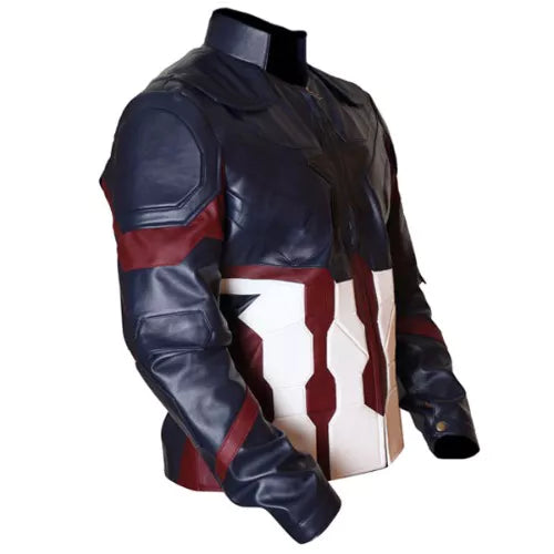 Captain America Infinity War Faux Leather Jacket - Image 2