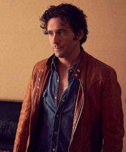 Caught Allan Hawco Brown Leather Jacket