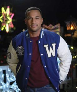 Christmas Comes Twice Michael Xavier Letterman Jacket