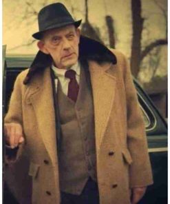 Christopher Lloyd Spirit Halloween Brown Wool Coat