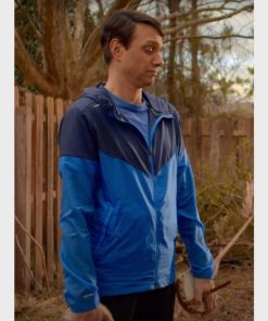 Cobra Kai S04 Daniel LaRusso Blue Hooded Track Jacket