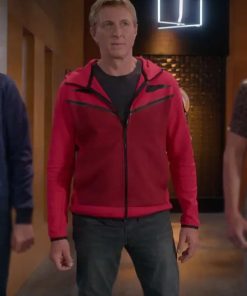 Cobra Kai Johnny Lawrence S05 Red Hoodie
