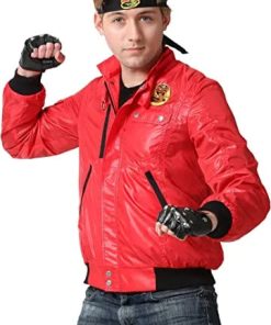 Cobra Kai Red Polyester Bomber Jacket