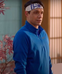 Cobra Kai S04 Daniel LaRusso Blue Jacket