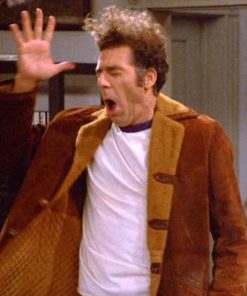 Cosmo Kramer Seinfeld S09 Jacket With Shearling Collar