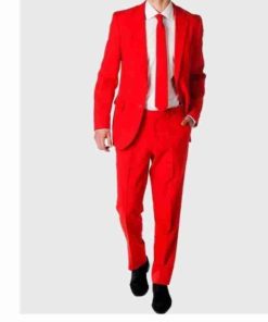 Devil Red Wool Blazer