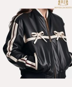 Diddi Moda Bow Jacket Baby Pink Ribbon Style Lace