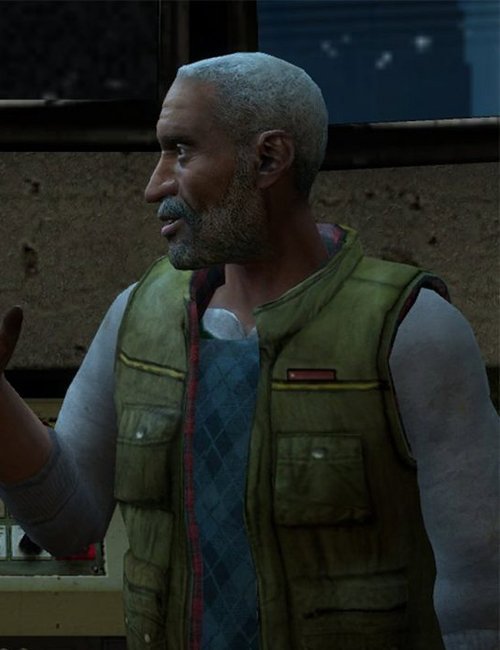 Half-Life 2 Dr. Eli Vance Leather Vest - Image 2