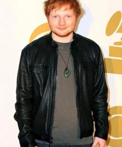 Ed Sheeran Bomber Leather Jacket