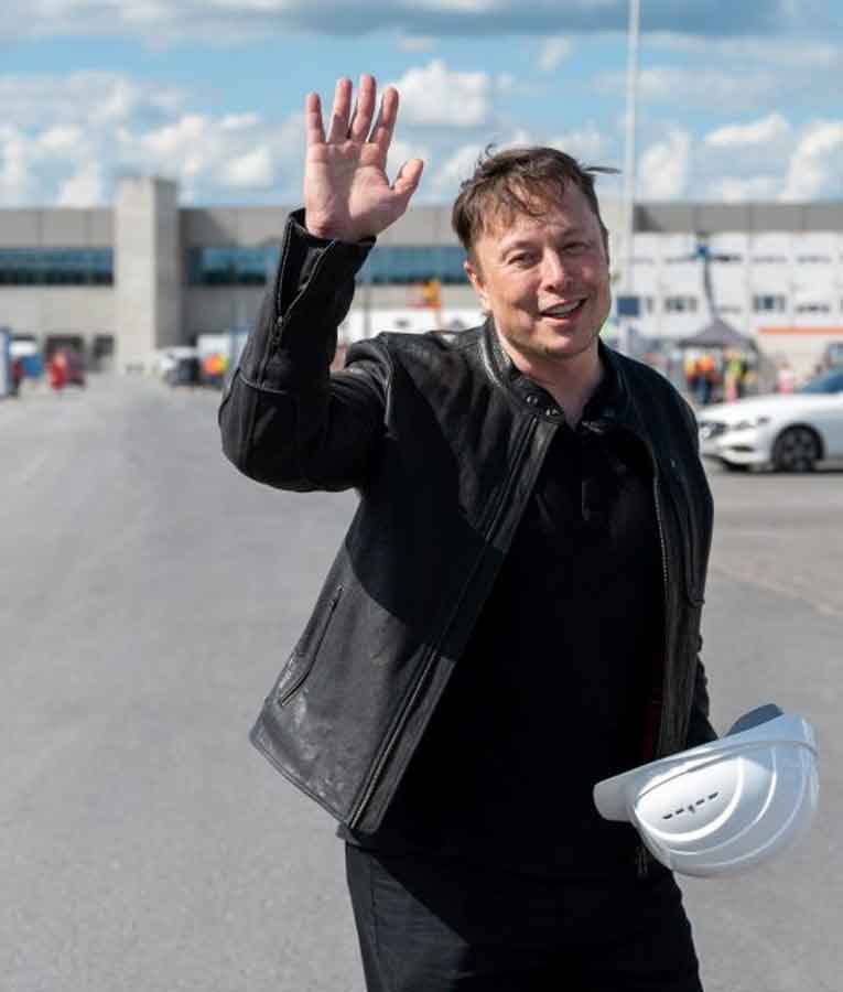 Tesla Model S Plaid Elon Musk Leather Jacket - Image 3