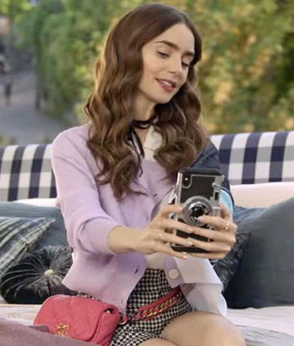 Emily Copper Emily In Paris Colorblock Cardigan