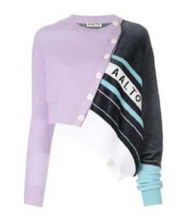 Emily Copper Emily In Paris Colorblock Cardigan - Image 2