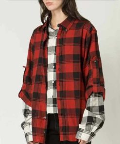 Emily In Paris Emily Cooper Red Plaid Shirt