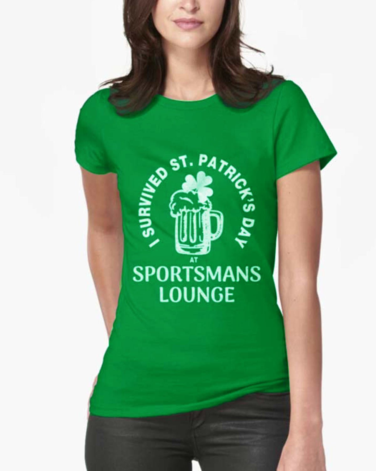 Sloane Holidate Green T-Shirt - Image 2